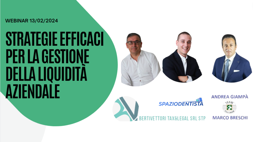 Strategie efficaci per la gestione della liquidità aziendale - Spaziodentista